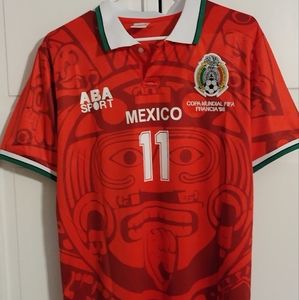 Mexico 1998 America Aguilas ABA jersey Size  C.BLANCO LARGE